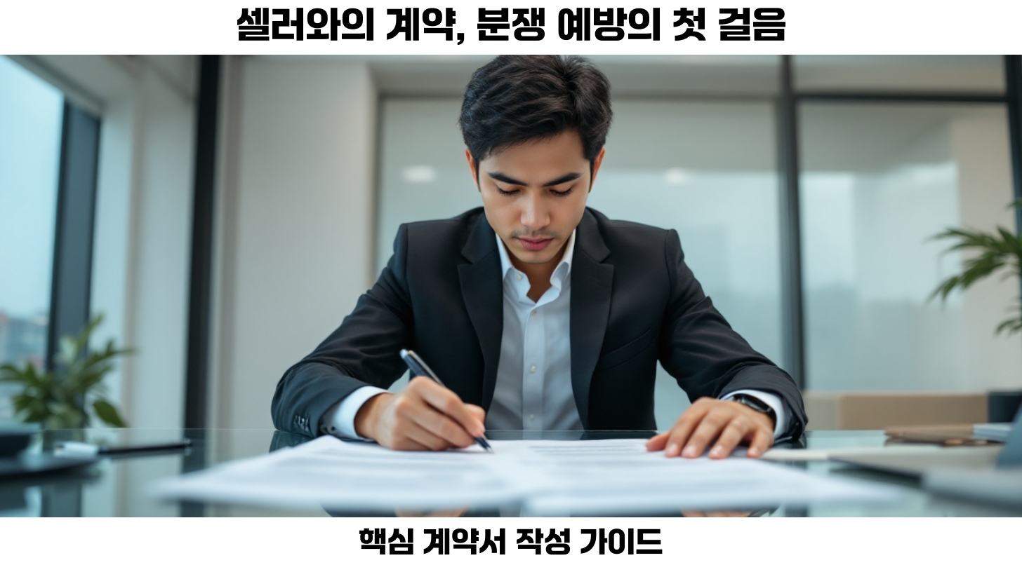 첫번째, 계약 당사자 정보 항목이 있습니다. 이는 계약의 당사자인 셀러와 바이어의 정보로, 이름, 주소, 연락처, 그리고 사업자등록번호(회사의 경우)를 포함해야 합니다. 이러한 기본 신상 정보가 명확히 기재되어야 계약의 유효성을 더욱 강화할 수 있습니다.