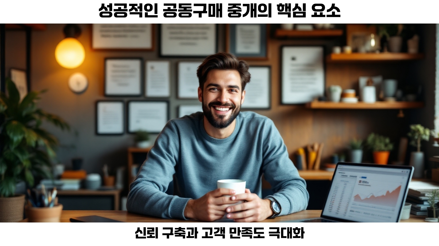 공동구매 중개의 기본 원리: 효율적인 마케팅과 신뢰 구축 5 네번째, 결론적으로 공동구매 중개의 기본 원리는 효율적인 마케팅과 신뢰 구축입니다.
