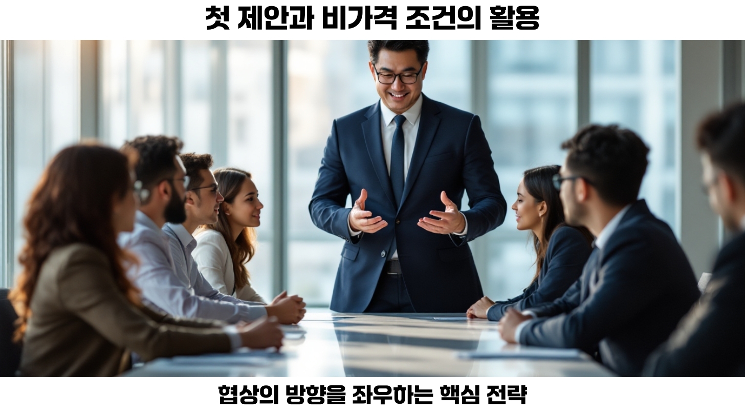 단가 협상에서 유리한 조건을 이끌어내는 8가지 전략 4 첫 제안 높이기