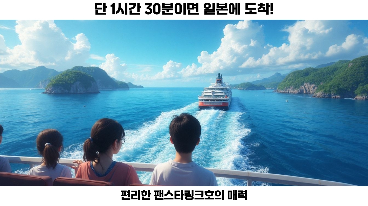 부산에서 대마도로 떠나는 당일치기 여행: 팬스타링크호를 타고 일본을 만나다 3 팬스타링크호 탑승기: 부산에서 대마도까지의 빠른 여정