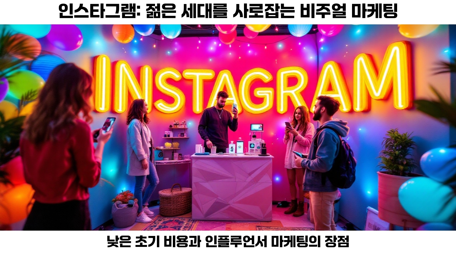 공동구매 마케팅, SNS 채널별 장단점 분석: 인스타그램, 카카오톡, 네이버 밴드 3 두번째, 인스타그램의 장점
