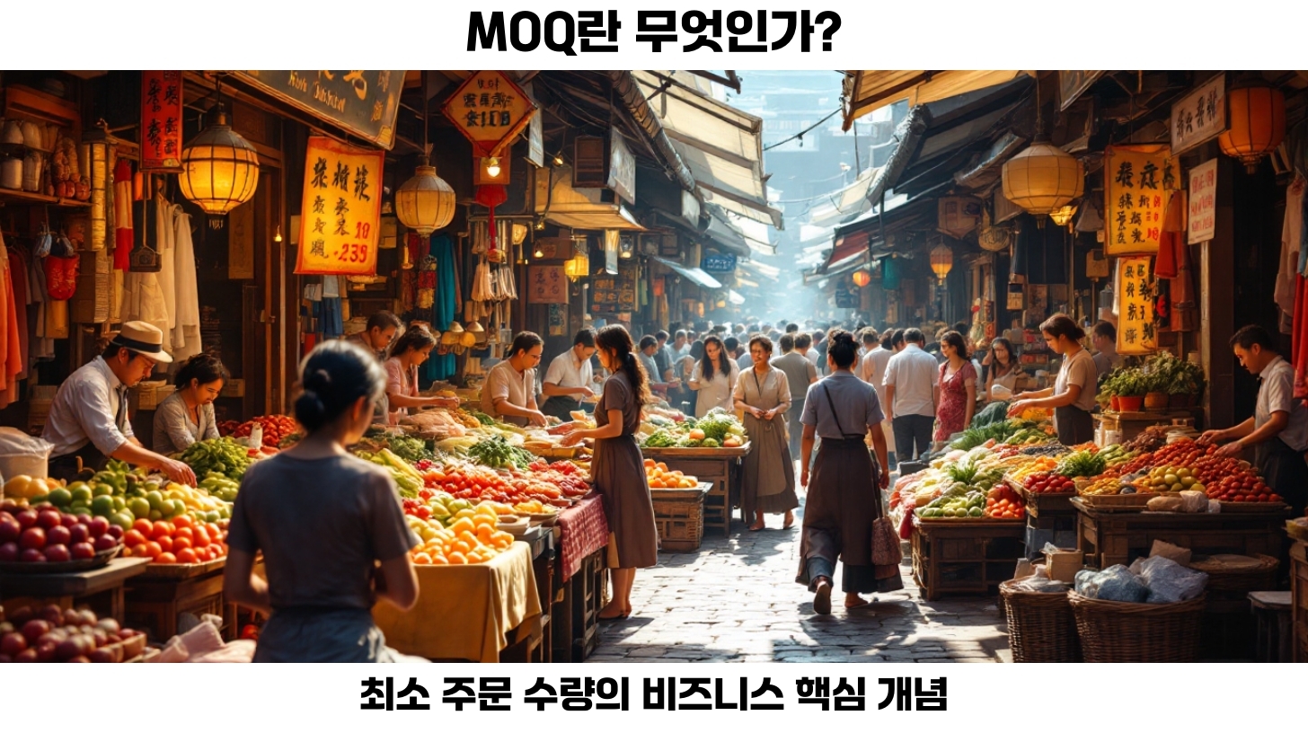 첫번째 MOQ란 무엇일까요? 많은 제조업체와 공급업체들 사이에서 널리 사용되는 용어로, 고객이 특정 상품을 구매할 때 최소한 이 정도의 수량은 반드시 구매해야 거래가 성사된다는 기준을 제시합니다.