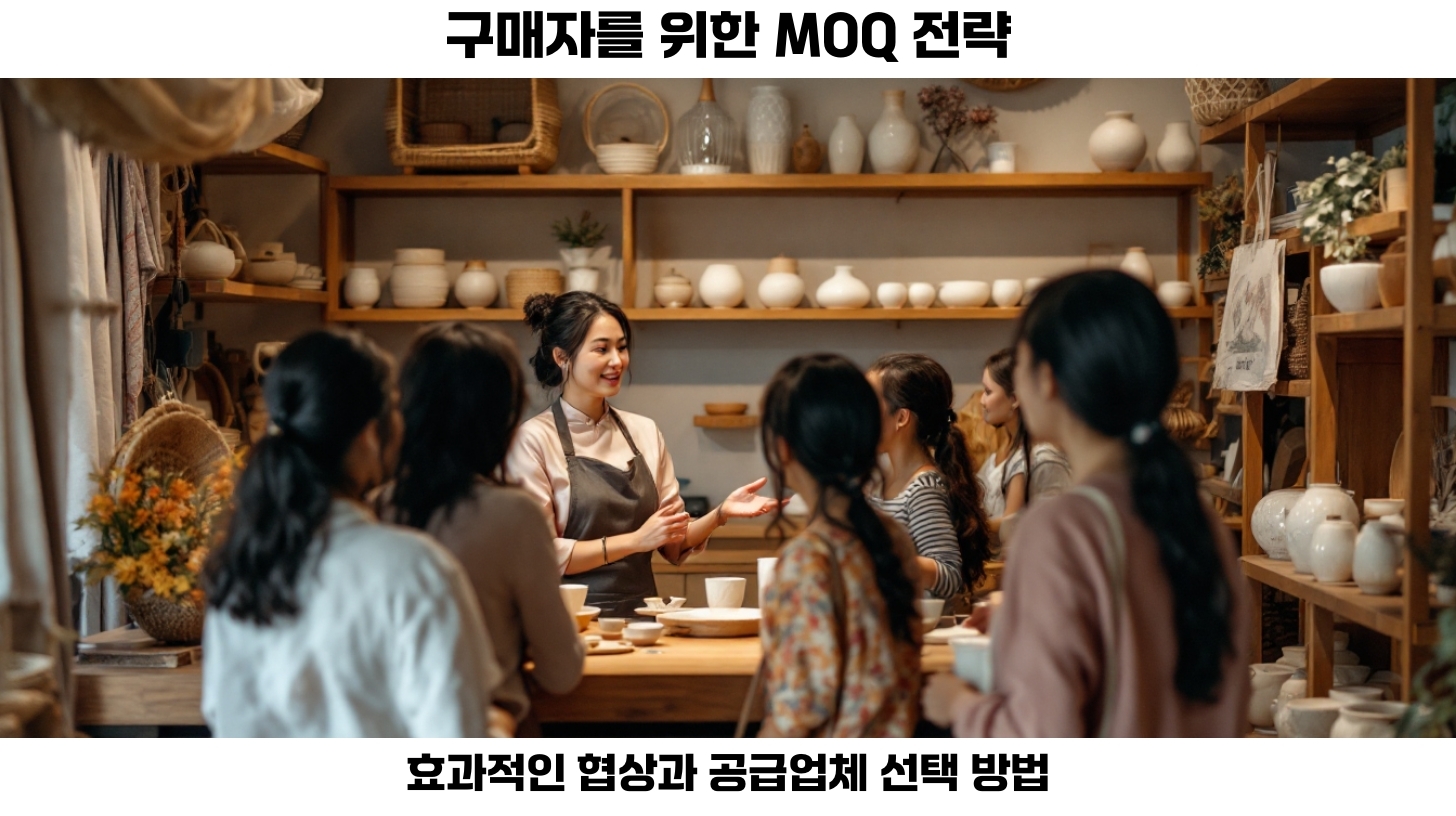 MOQ는 비즈니스 운영의 핵심입니다.