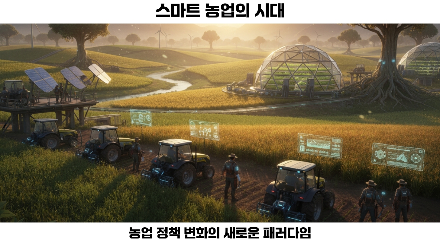농업 정책 변화로 보는 스마트 농업의 혁신과 지속 가능성 2 스마트 농업이란 무엇인가? 기본 개념과 이점