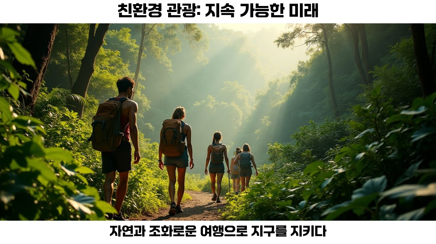 2023 관광 회복 전략: 문화 여행과 친환경 관광으로 지역 경제 부활 시키기 4 친환경 관광의 부상: 지속 가능한 여행의 미래