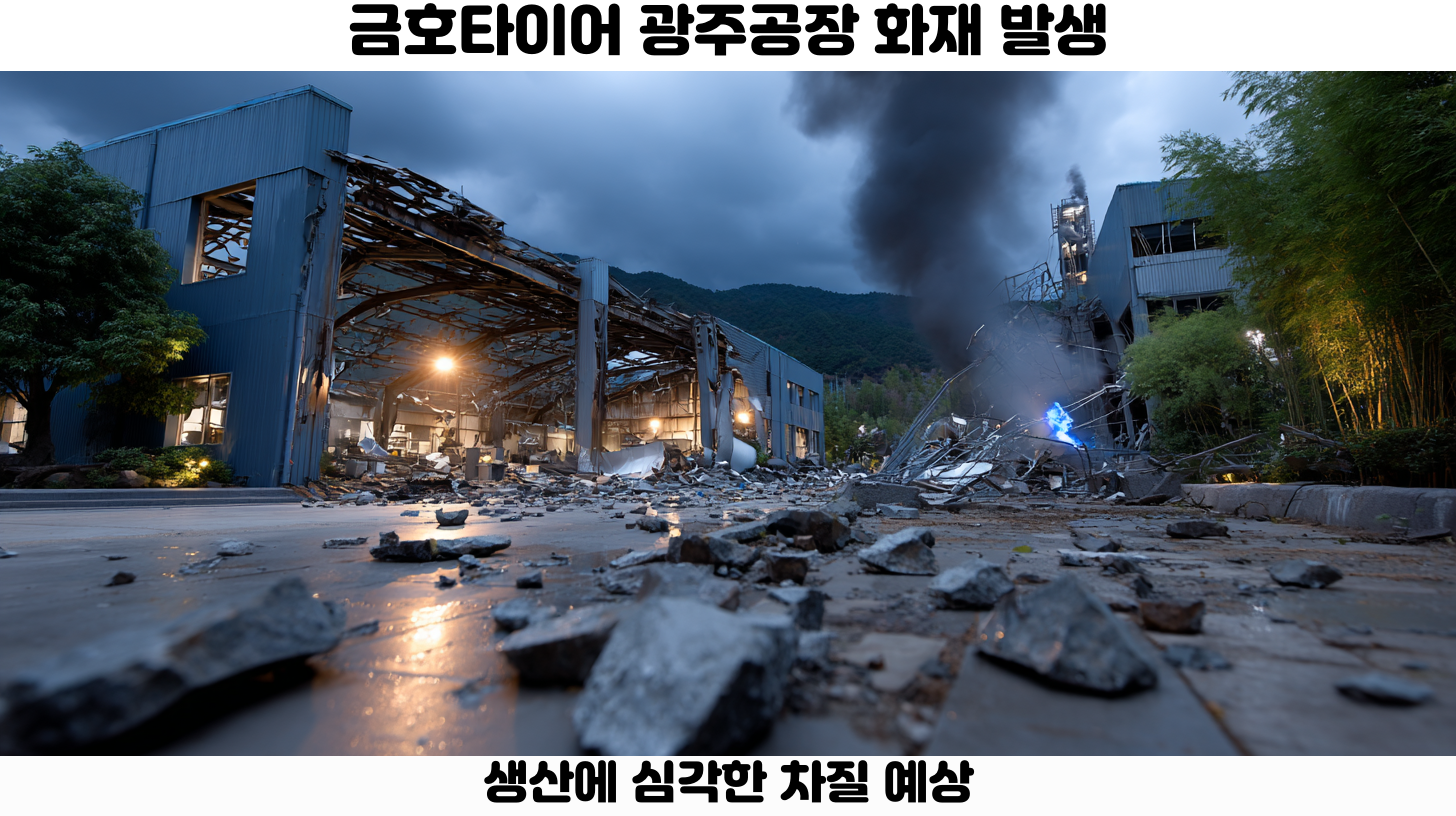 금호타이어 화재 발생 원인 및 초기 대응