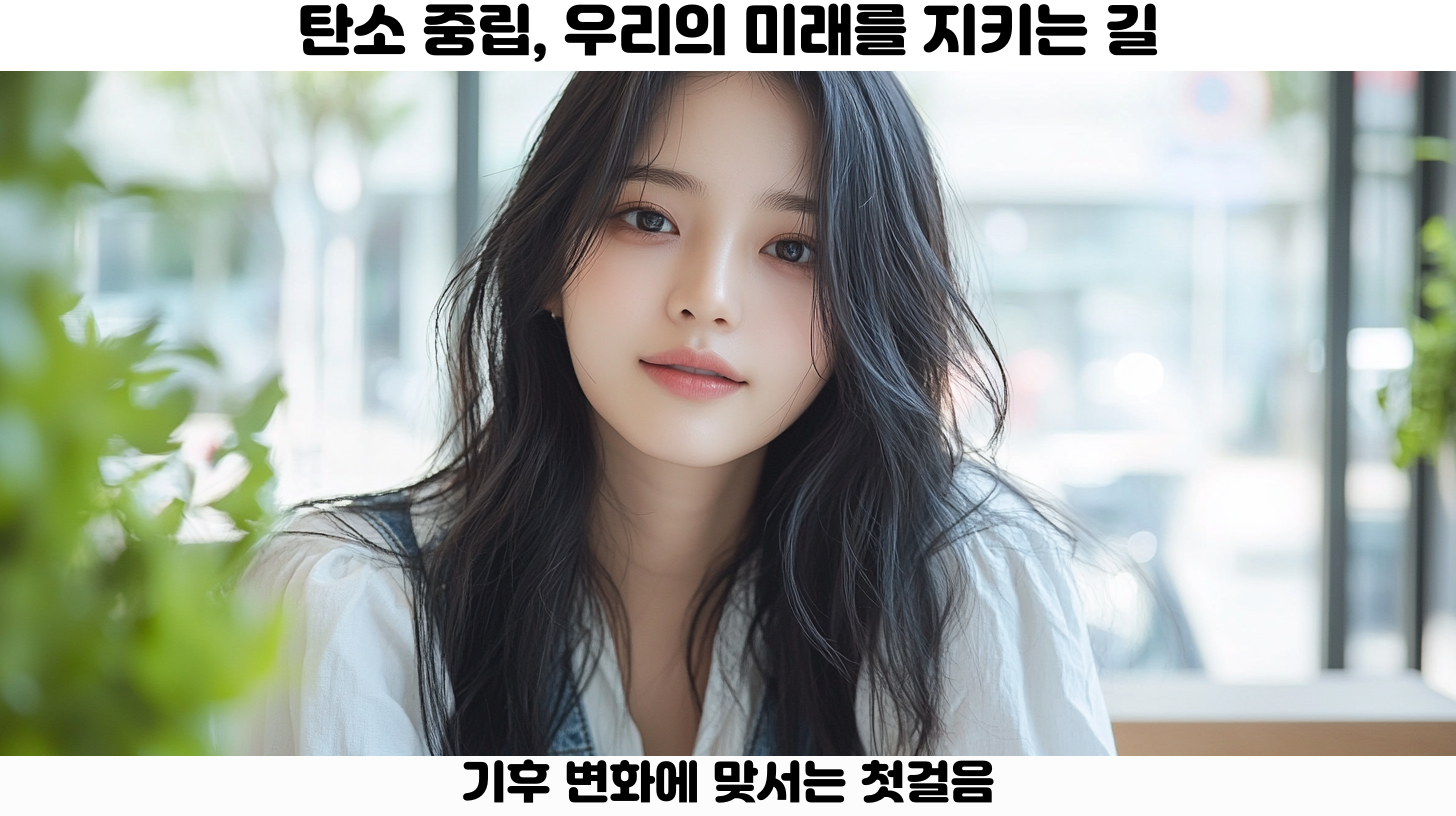 탄소 중립의 이해: 개념과 중요성