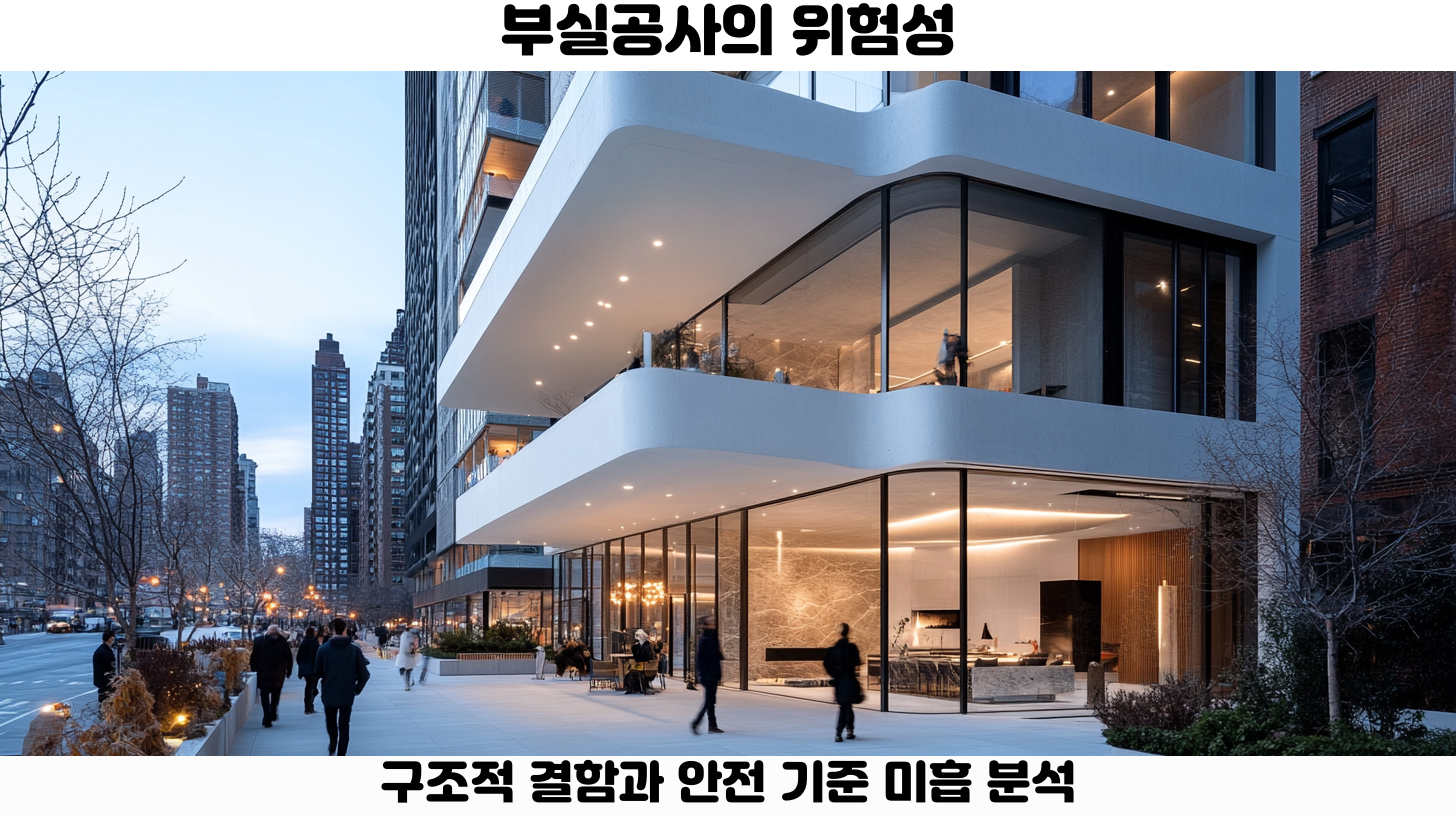 정은 아파트 붕괴 우려, 안전 진단 및 대책은 무엇인가? 3 부실공사