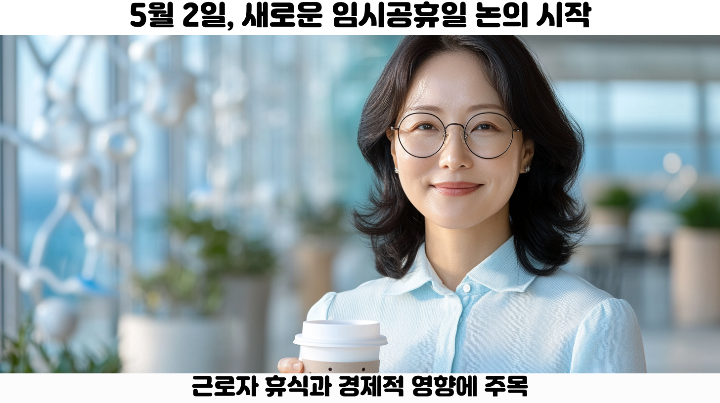 5월 2일 임시공휴일 논의: 최신 동향과 국민의견 2 5월 2일 임시공휴일 논의