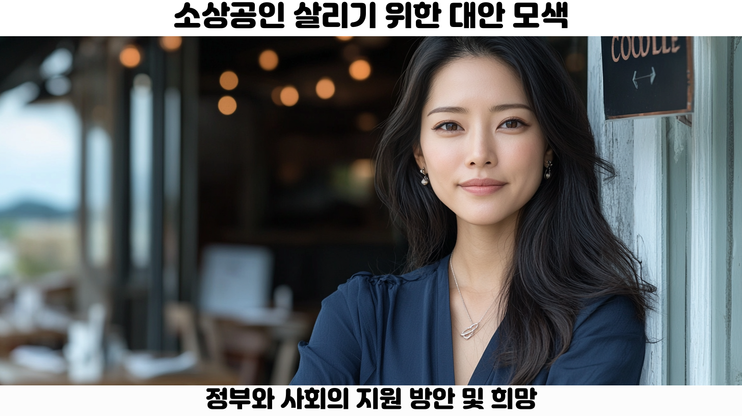 소상공인을 위한 지원 및 정부 정책 안내
