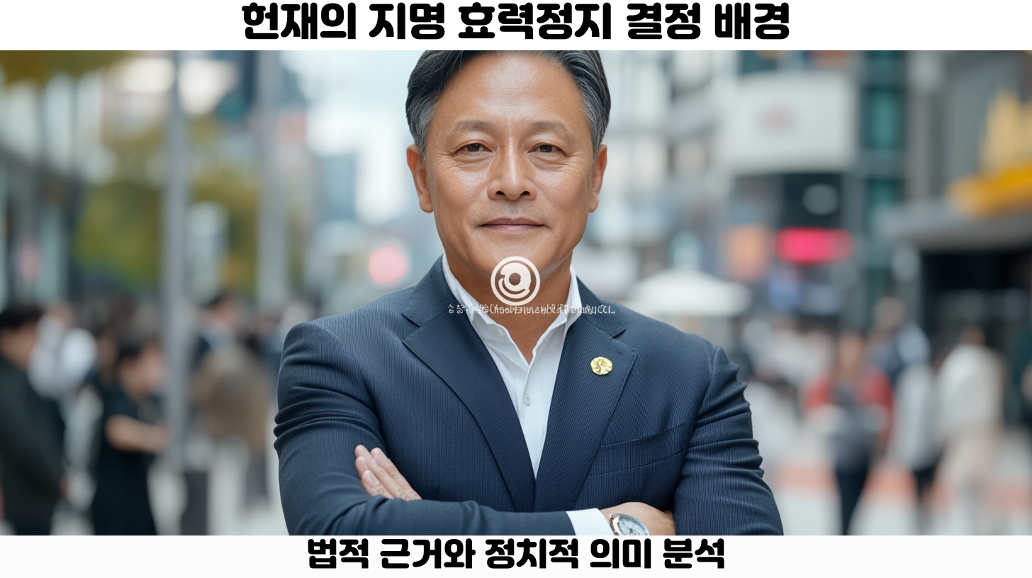 한덕수 지명 효력정지, 정치적 파장과 향후 전망 분석 3 효력정지 결정의 배경과 이유