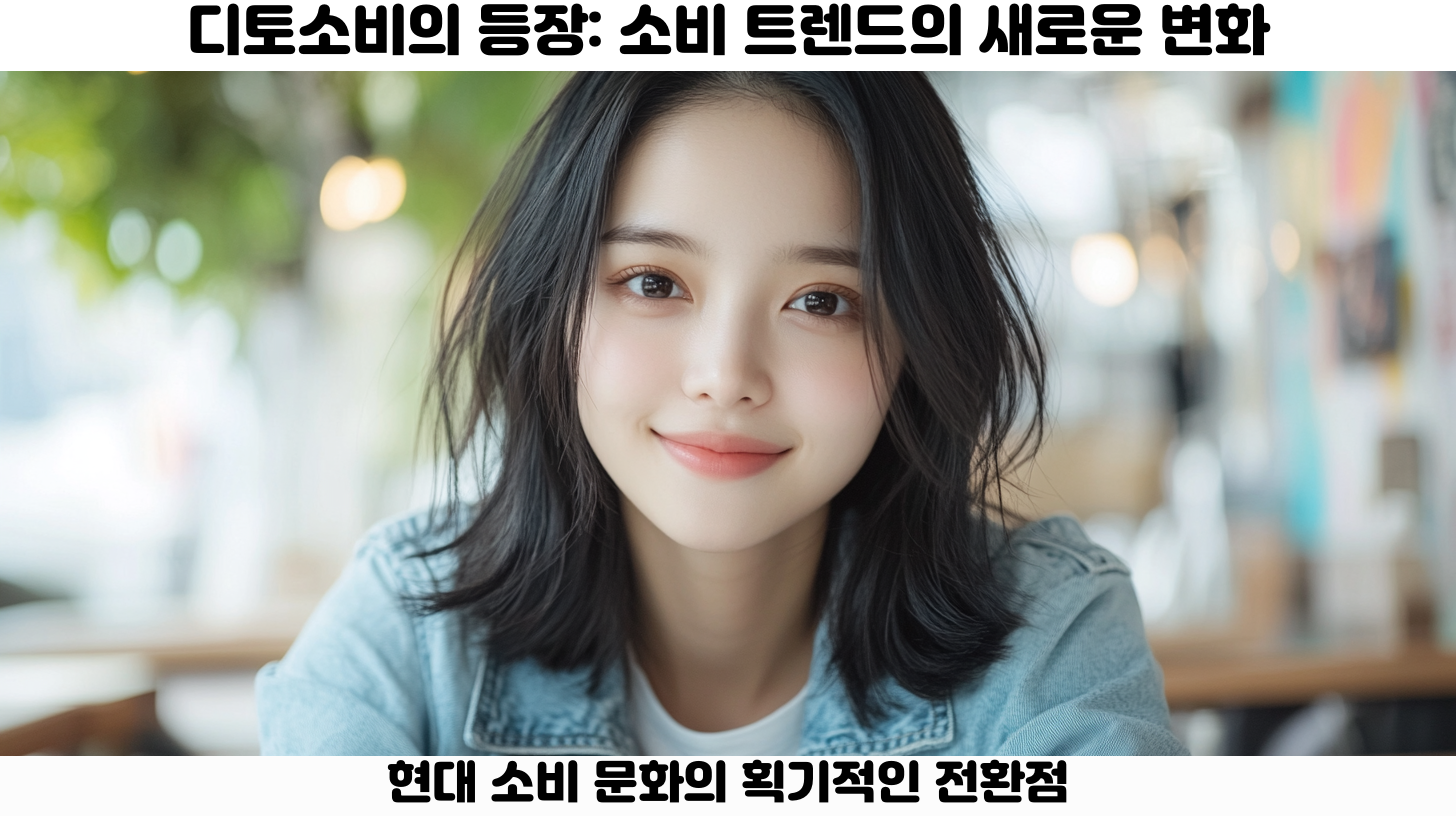 디토소비란? 최신 소비 트렌드의 이해