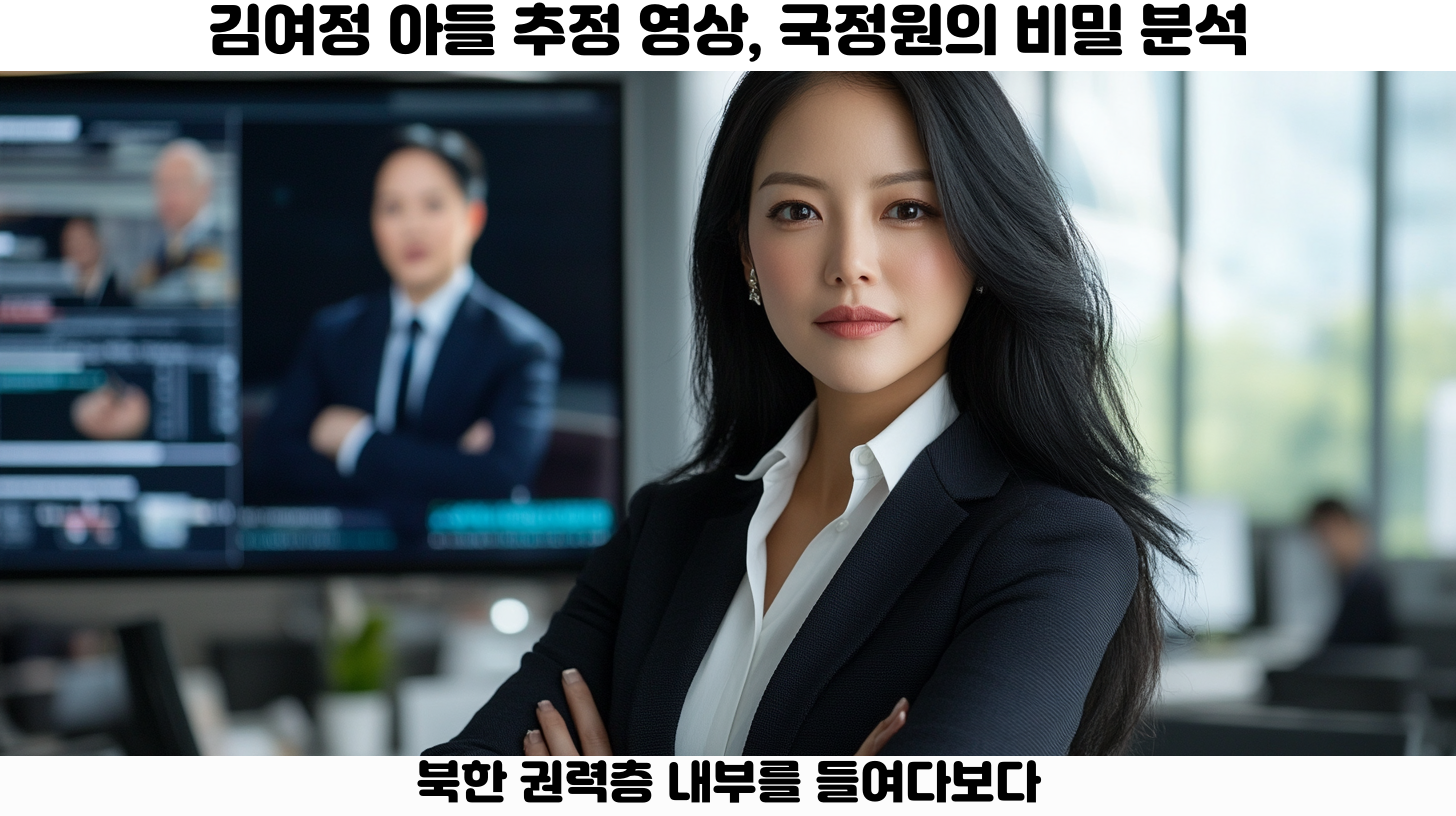 김여정 자녀 추정 영상
