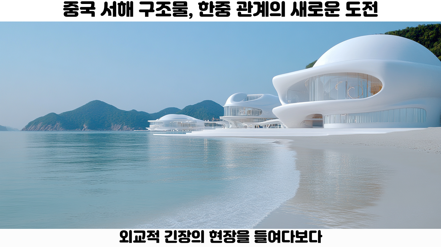 중국 서해에서의 구조물 건설 배경과 현황