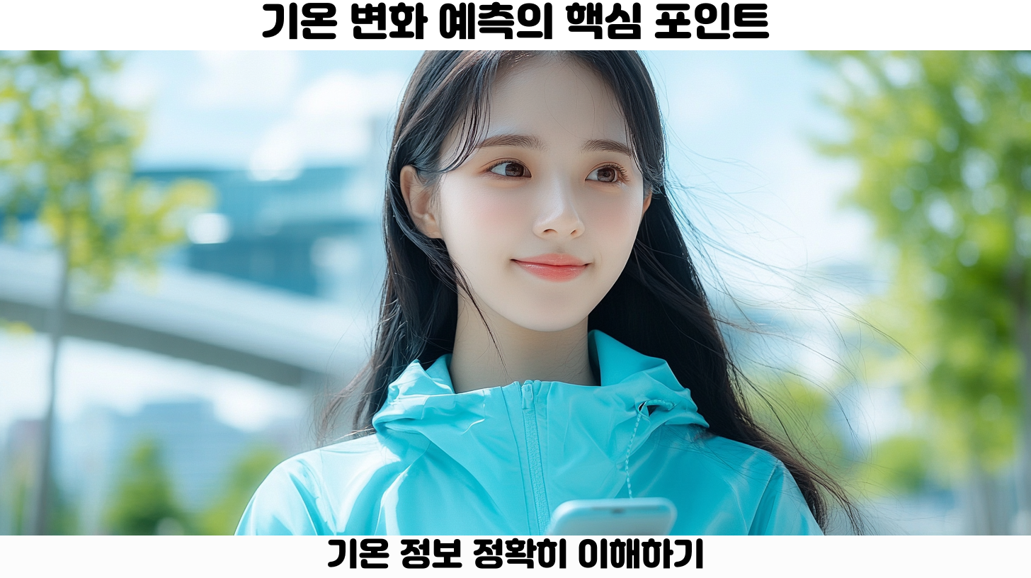 비와 눈, 강풍 현상에 대한 주의 사항