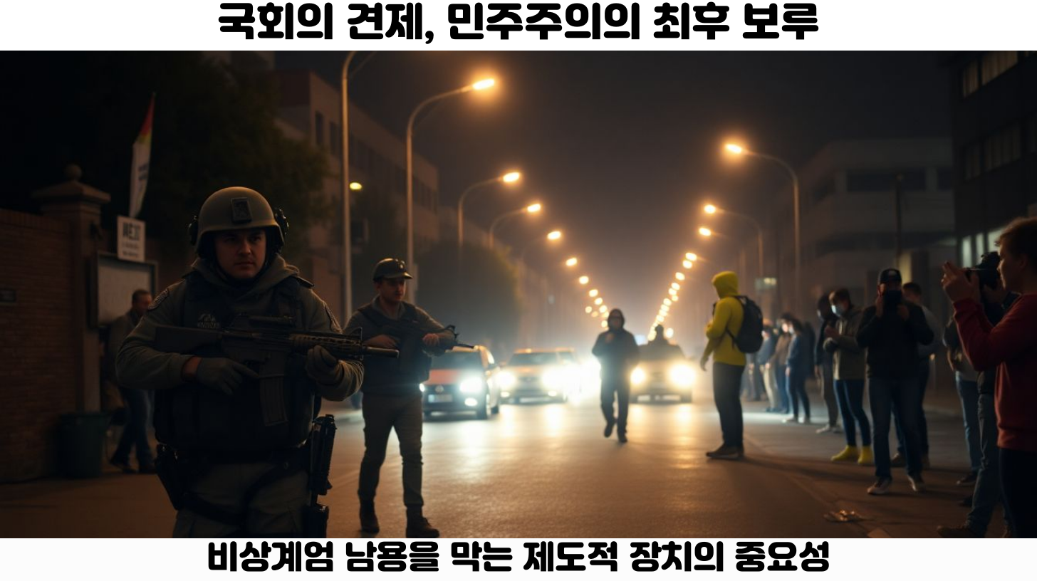 계엄령 발효의 배경과 윤석열 정부의 대응: 국회 탄핵과 비상계엄 논란 4 비상계엄 이미지