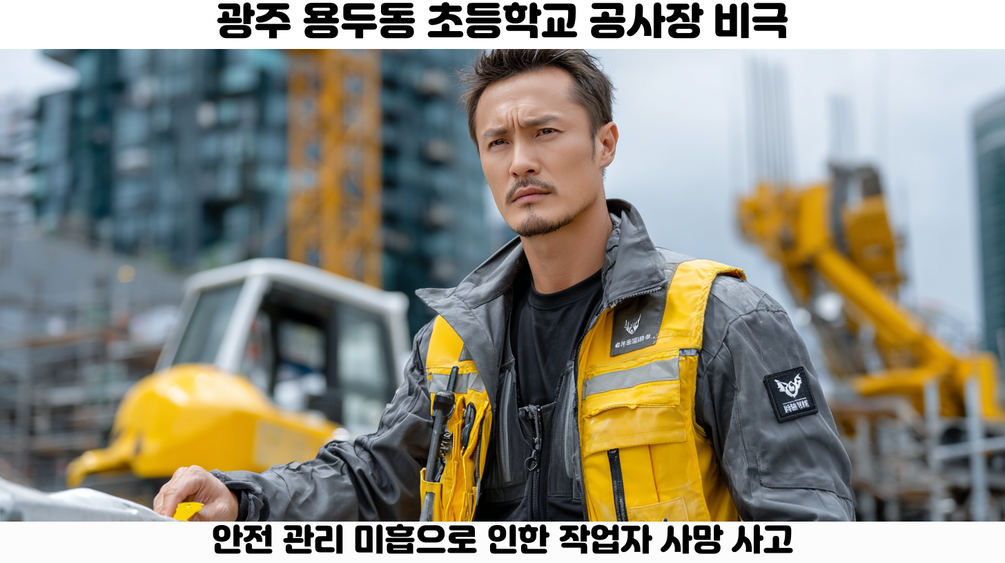 광주 공사장 추락 사고 개요 및 피해 상황