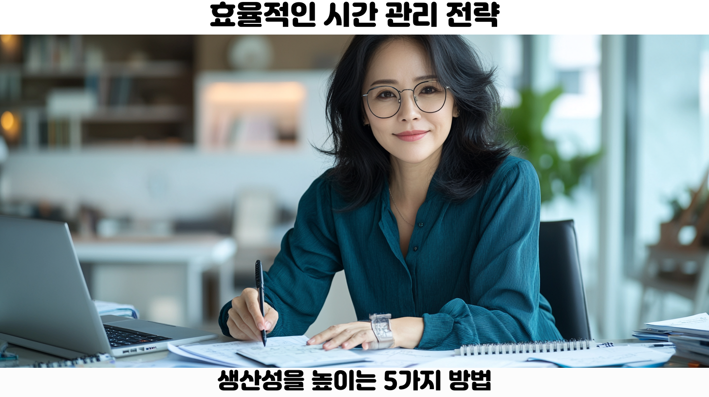 분초사회에서의 효과적인 시간 관리 전략