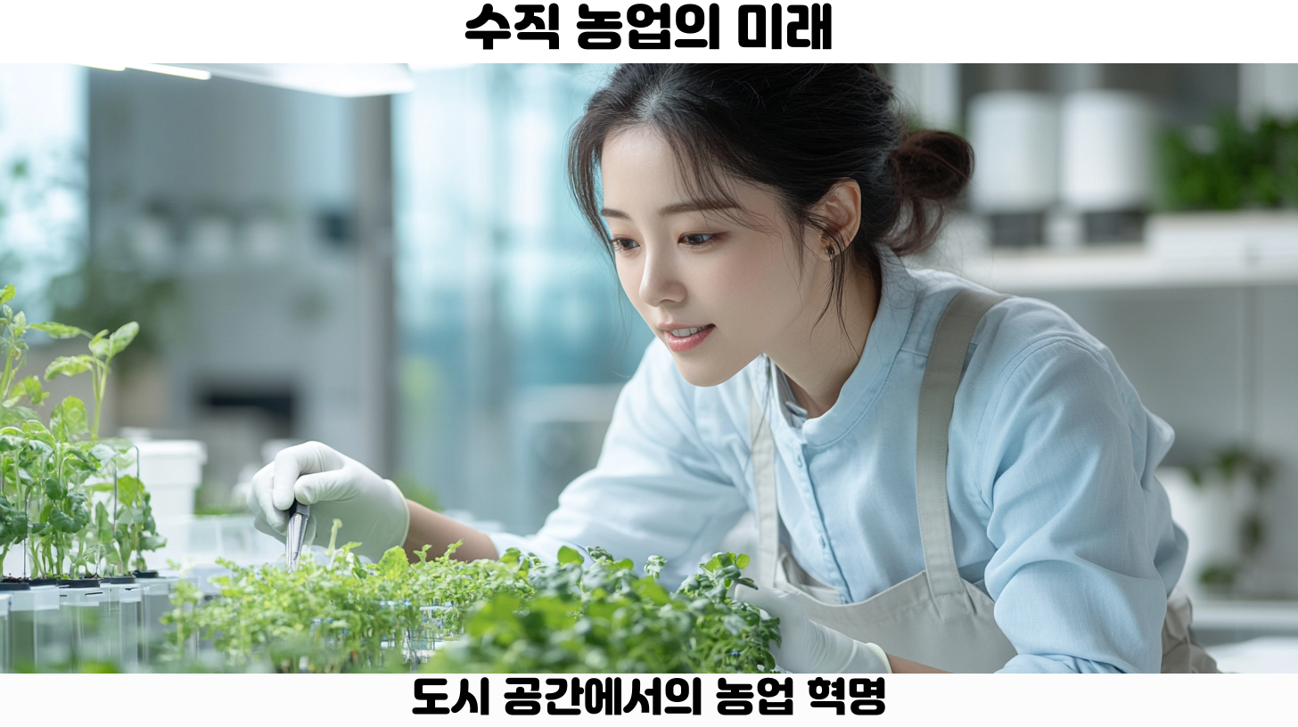 수직 농업의 효율적인 재배