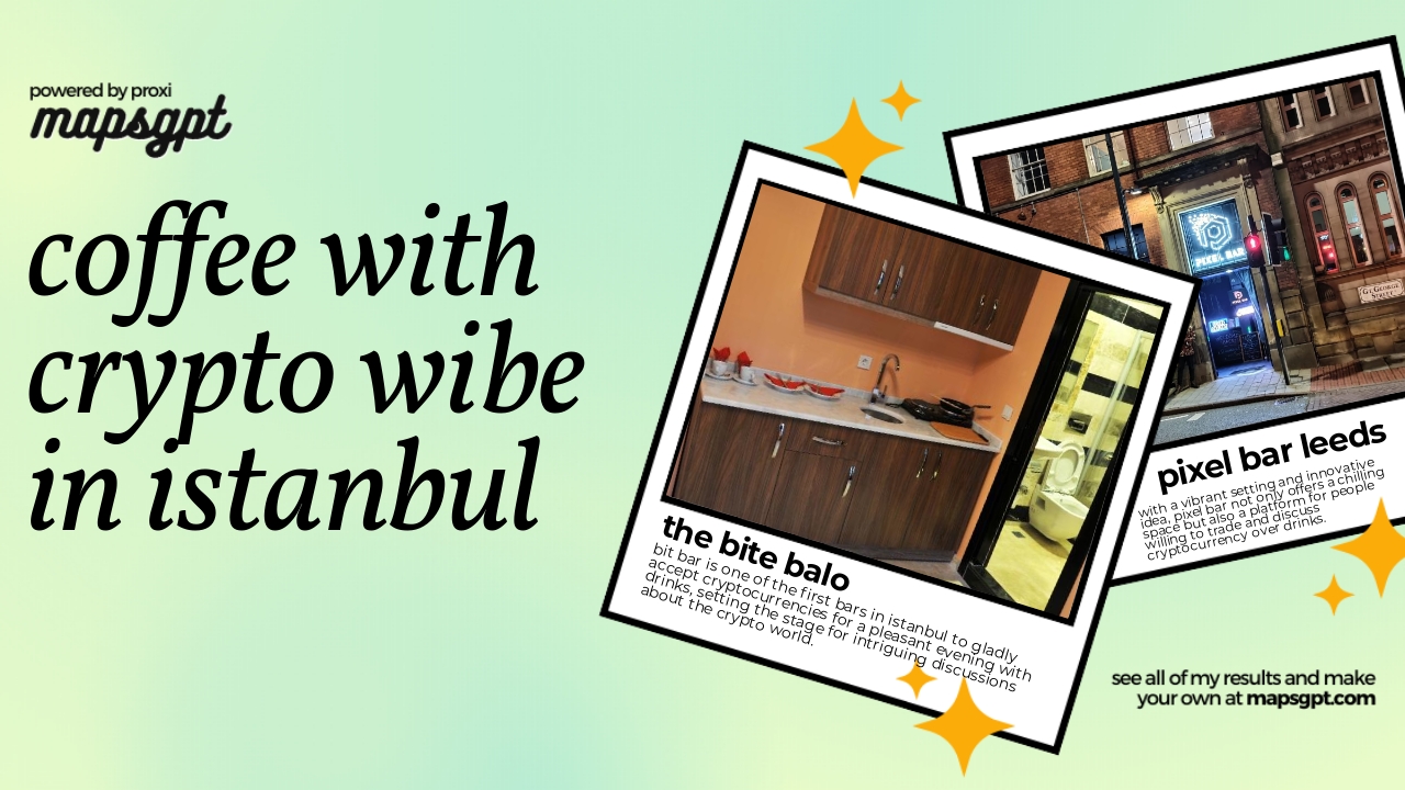 Coffee with crypto wibe in Istanbul - Interactive Map!