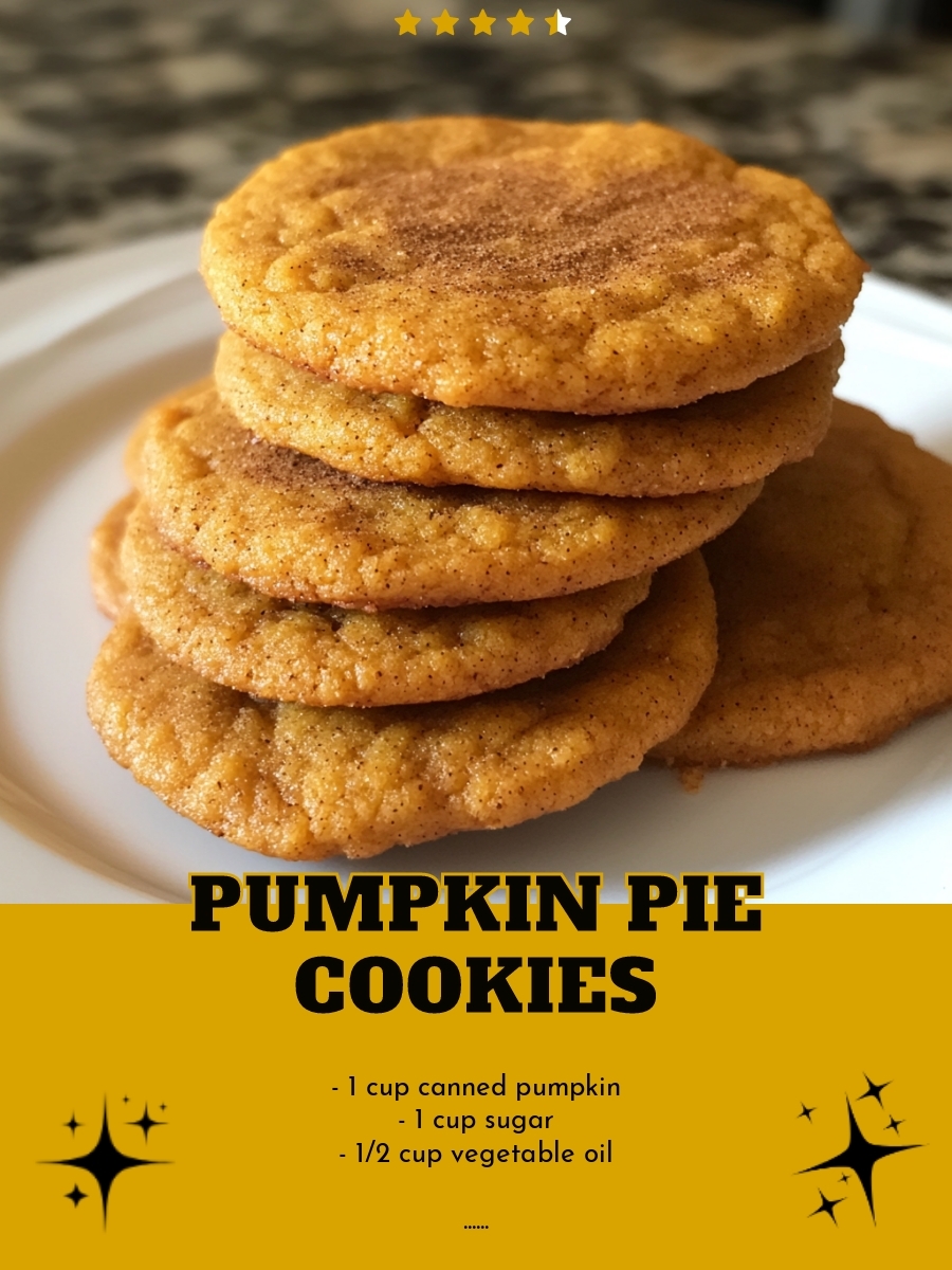 Pumpkin Pie Cookies