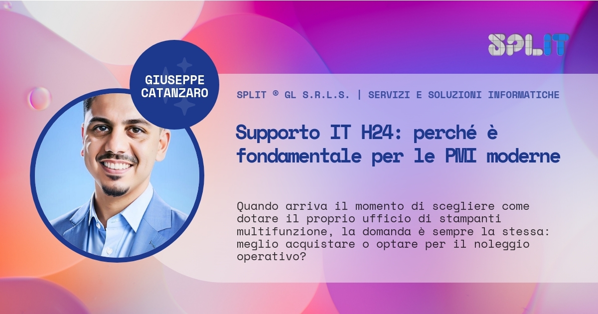 Supporto IT H24: perché è fondamentale per le PMI moderne