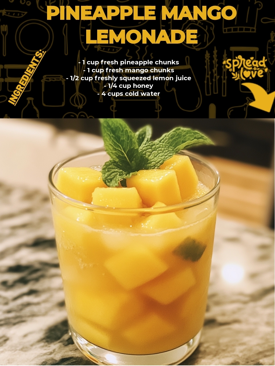 Pineapple Mango Lemonade