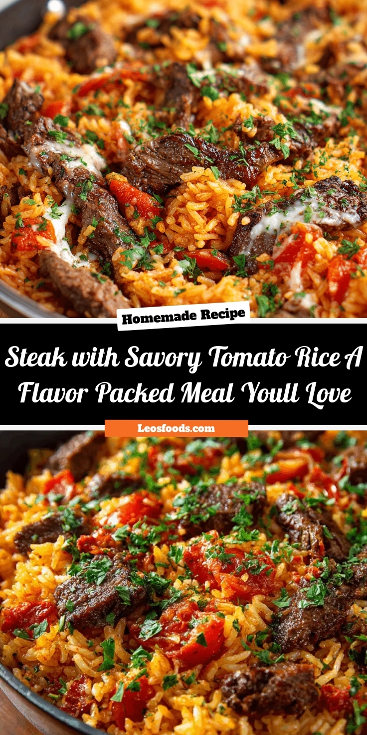 Steak with Savory Tomato Rice: A Flavor-Packed Meal You’ll Love