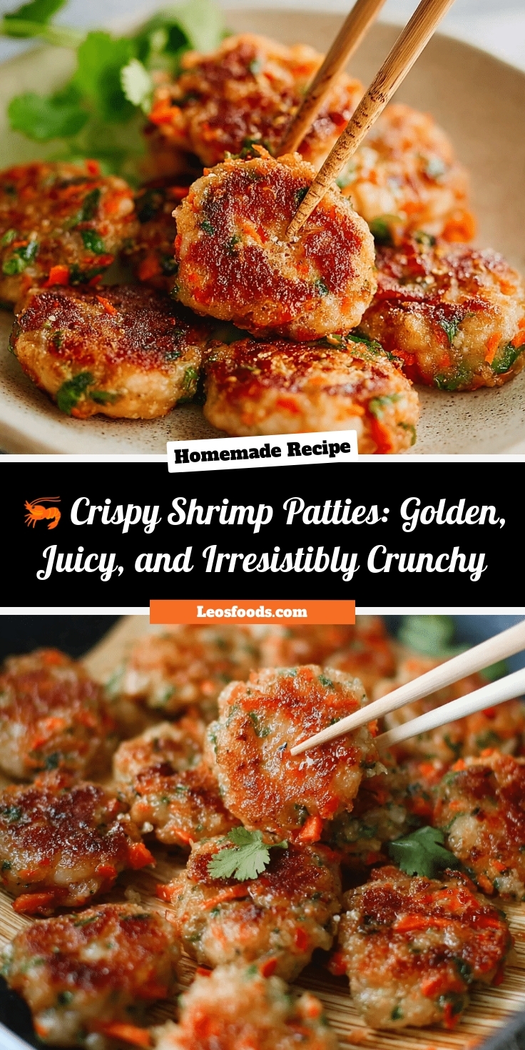 🦐 Crispy Shrimp Patties: Golden, Juicy, and Irresistibly Crunchy