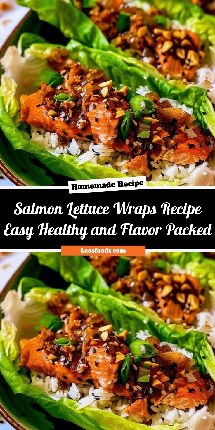 Salmon Lettuce Wraps Recipe – Easy, Healthy, and Flavor-Packed