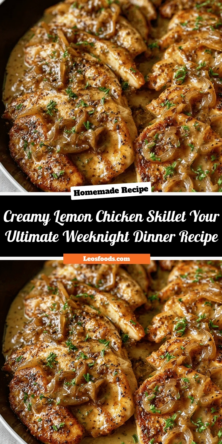 Creamy Lemon Chicken Skillet: Your Ultimate Weeknight Dinner Recipe