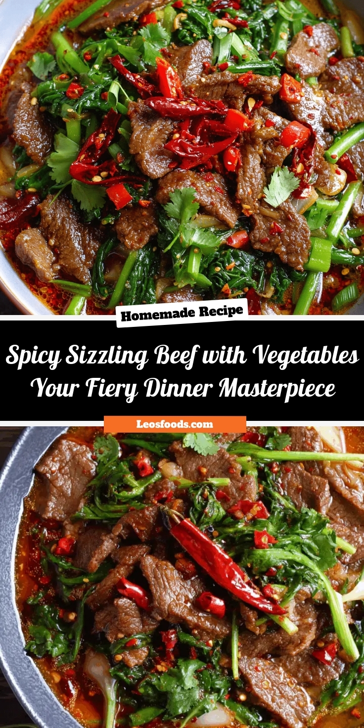 Spicy Sizzling Beef with Vegetables: Your Fiery Dinner Masterpiece
