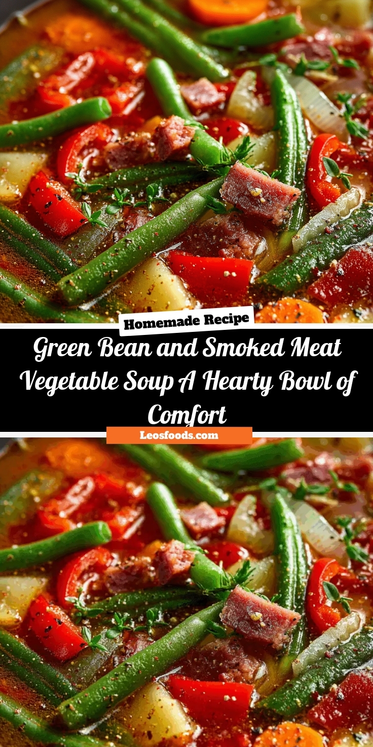Green Bean and Smoked Meat Vegetable Soup — A Hearty Bowl of Comfort