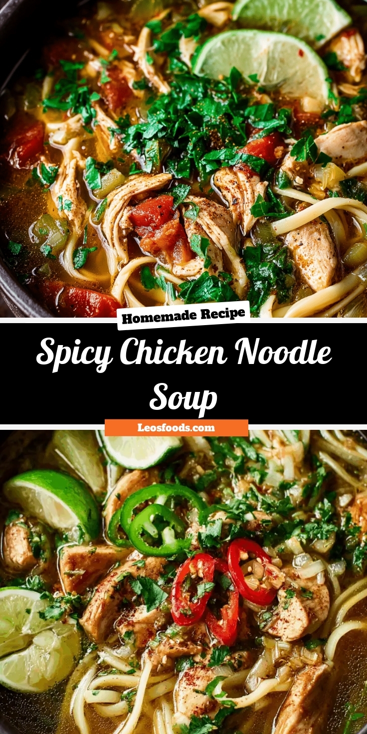 Spicy Chicken Noodle Soup