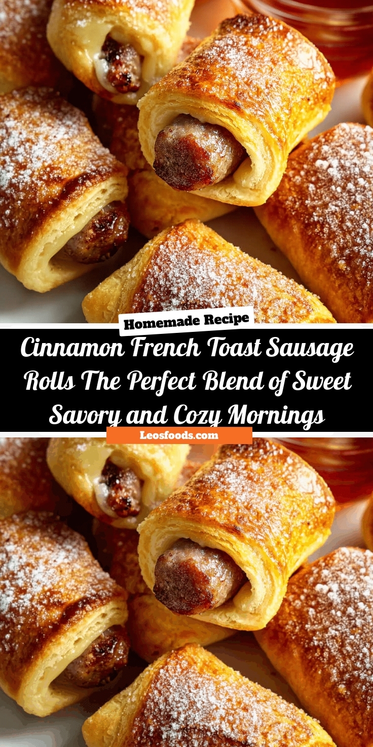 Cinnamon French Toast Sausage Rolls: The Perfect Blend of Sweet, Savory, and Cozy Mornings