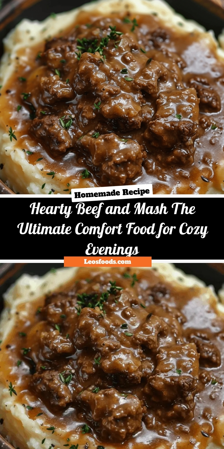 Hearty Beef and Mash – The Ultimate Comfort Food for Cozy Evenings