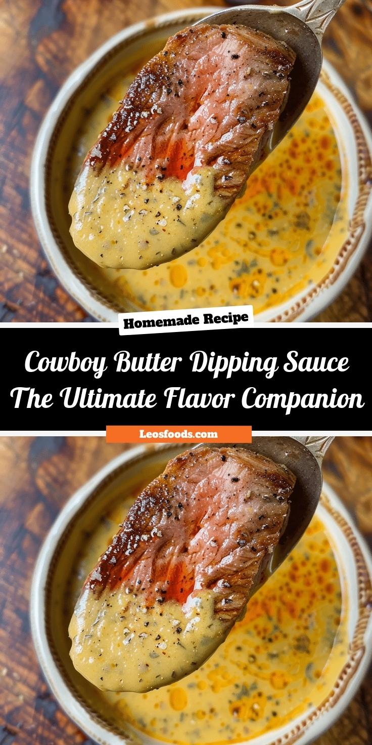 Cowboy Butter Dipping Sauce: The Ultimate Flavor Companion