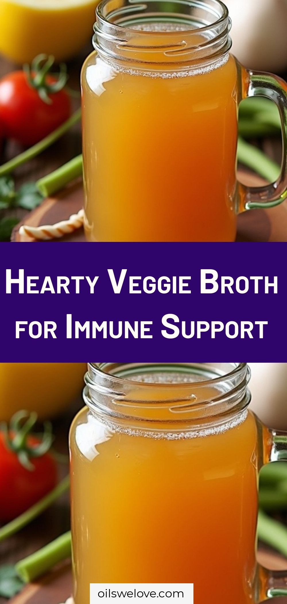 Hearty Veggie Broth for Immune Support