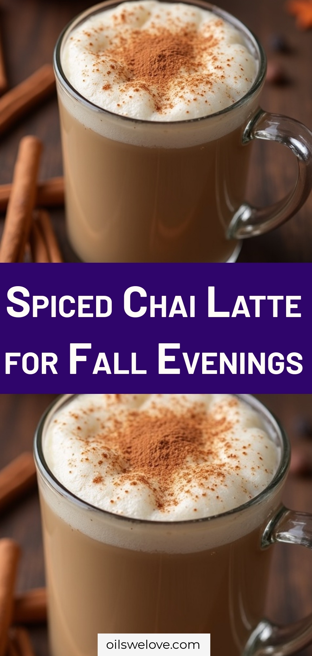 Spiced Chai Latte for Fall Evenings