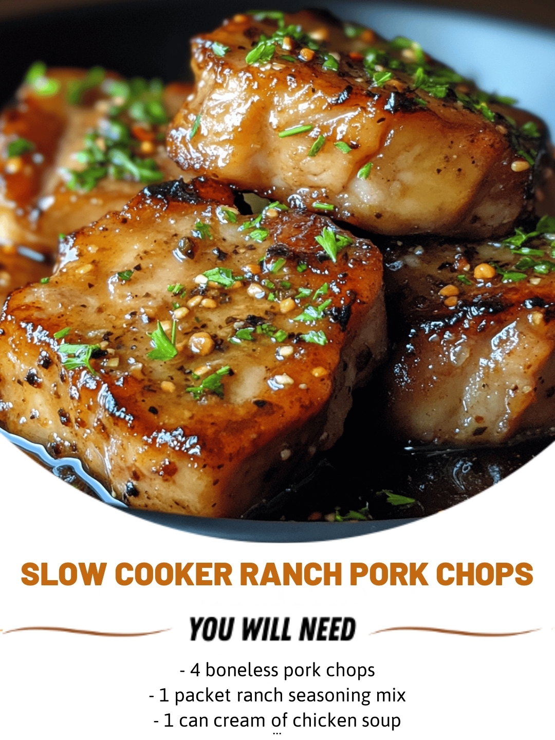 Slow Cooker Ranch Pork Chops