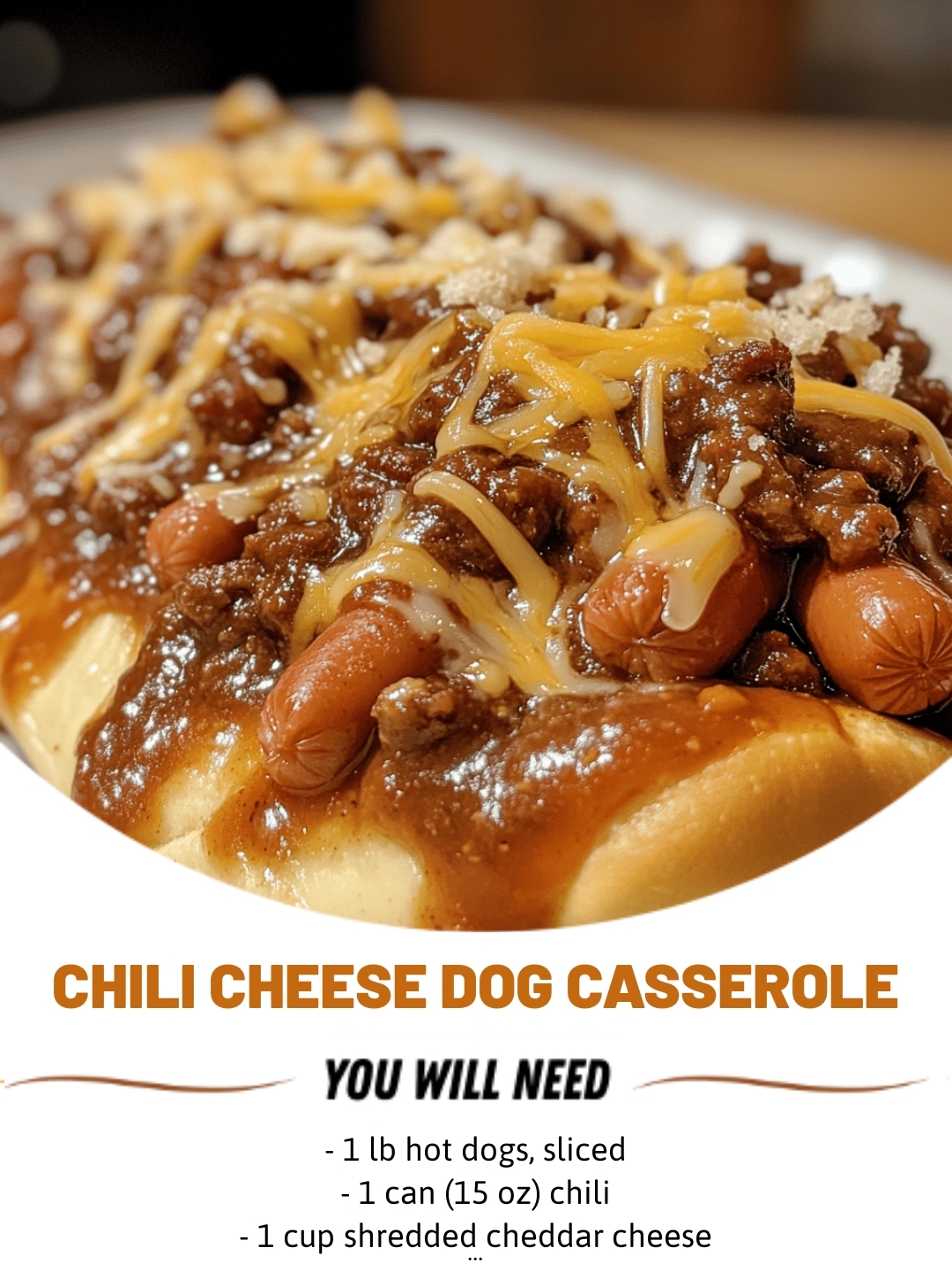 Chili Cheese Dog Casserole