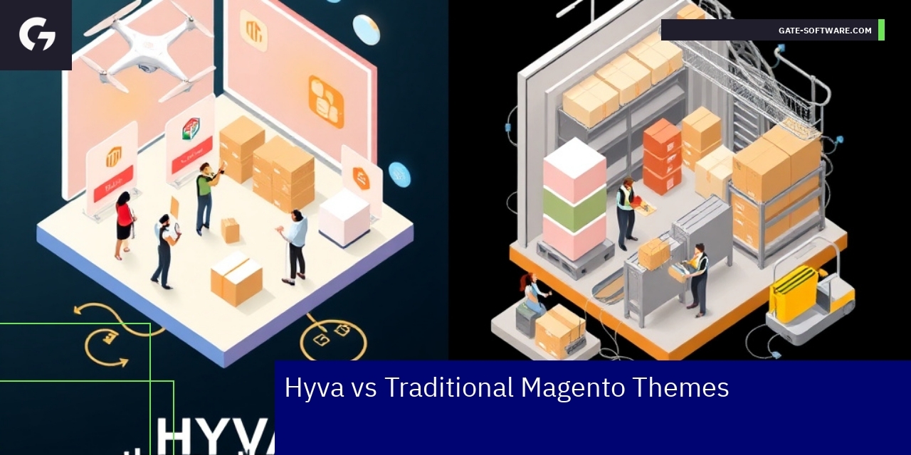 Comparison of Hyva and traditional Magento themes