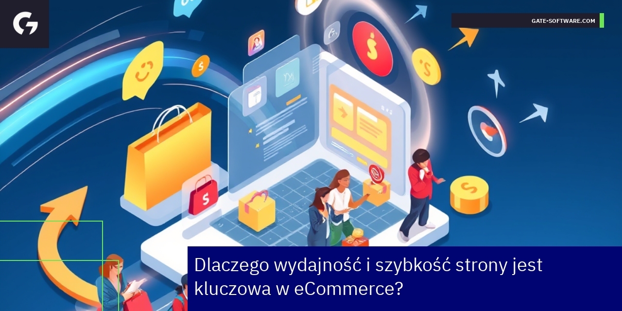 Wykresy i zegar symbolizujące szybkość strony