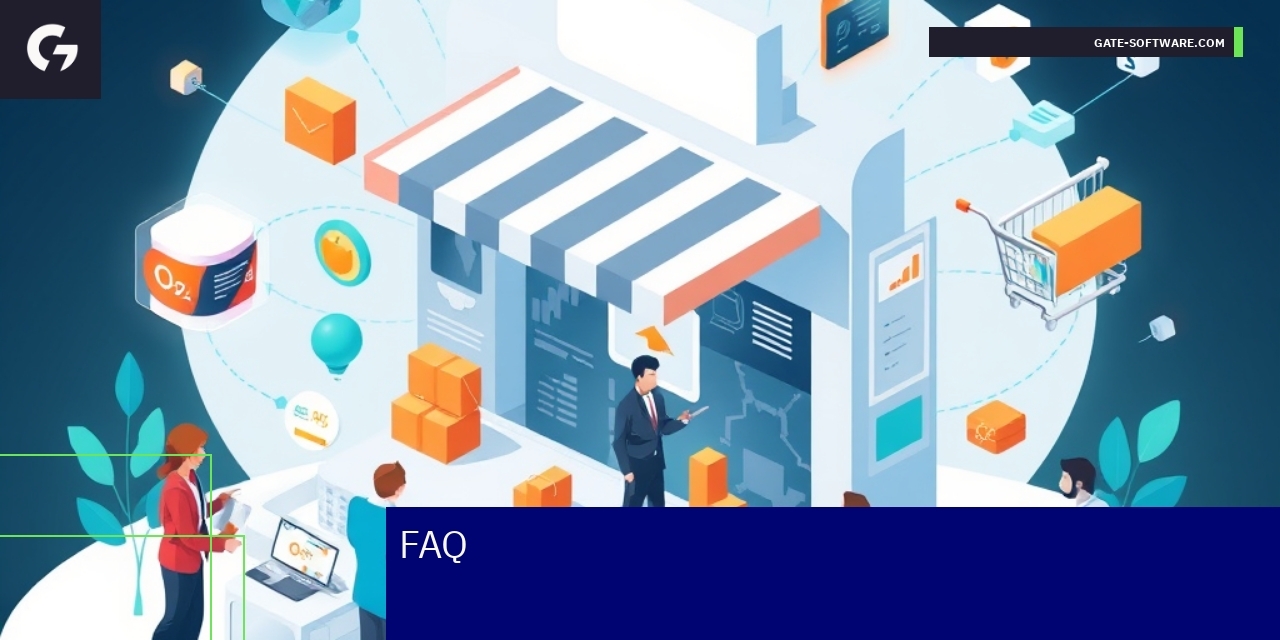 Magento 2 e-commerce platform FAQ summary Magento 2 platform and e-commerce concepts illustration