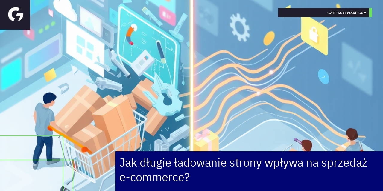 Grafika przedstawiająca wpływ szybkości strony na sprzedaż