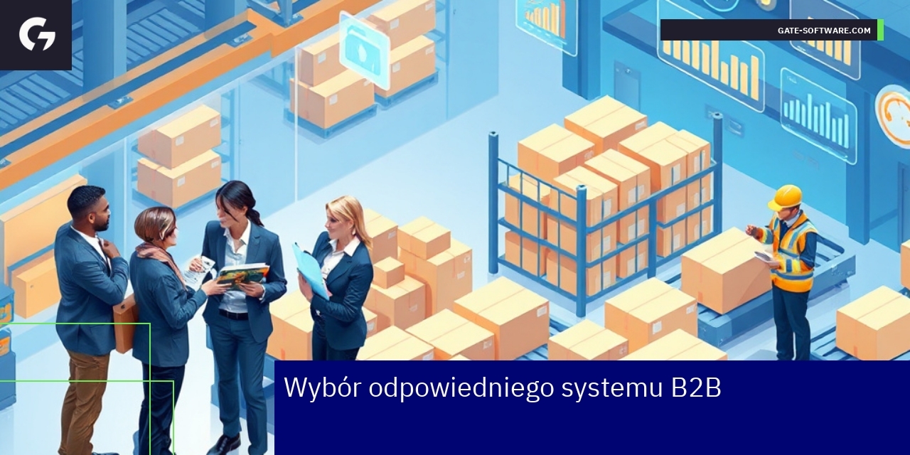Schemat wyboru systemu B2B i jego wdrożenia