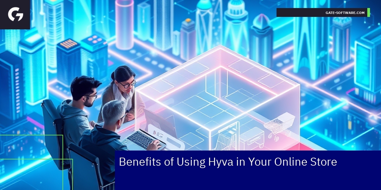Graph showing Hyva advantages in online stores