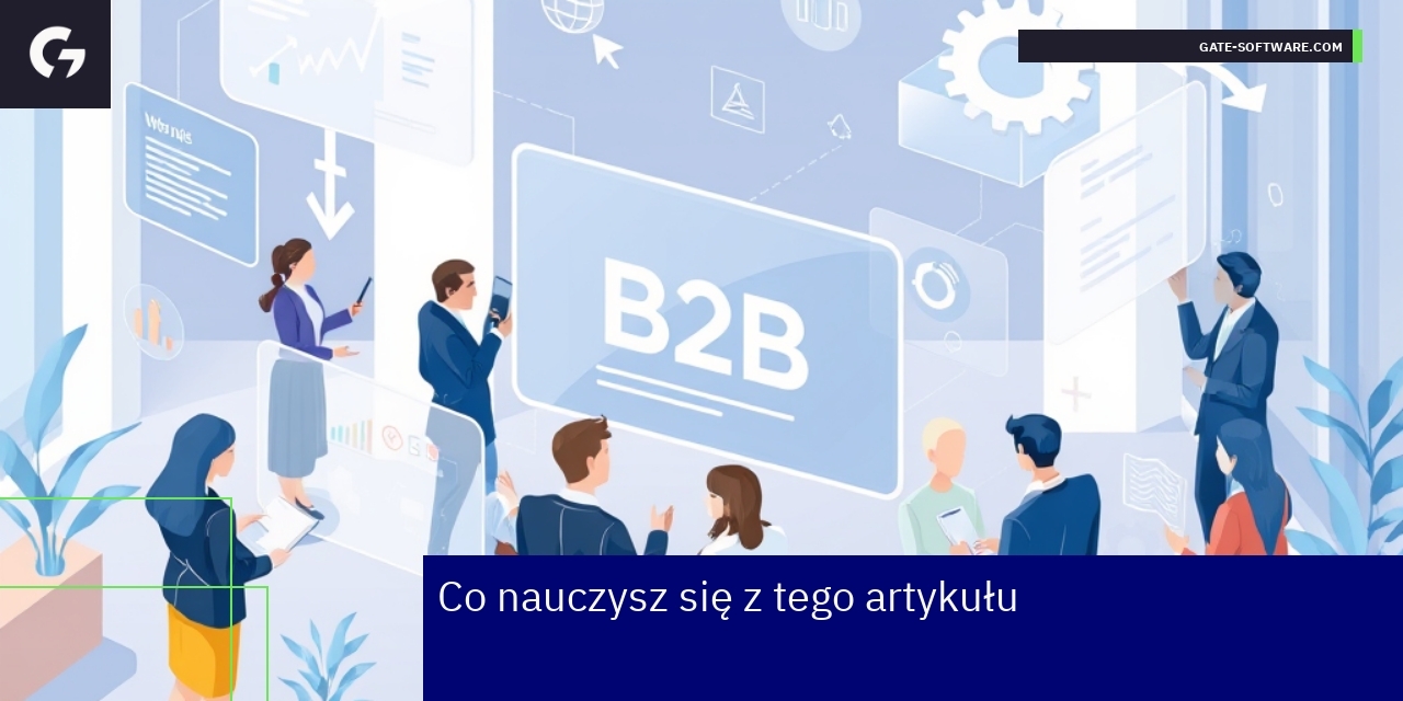 schemat platformy B2B z elementami UX i e-commerce