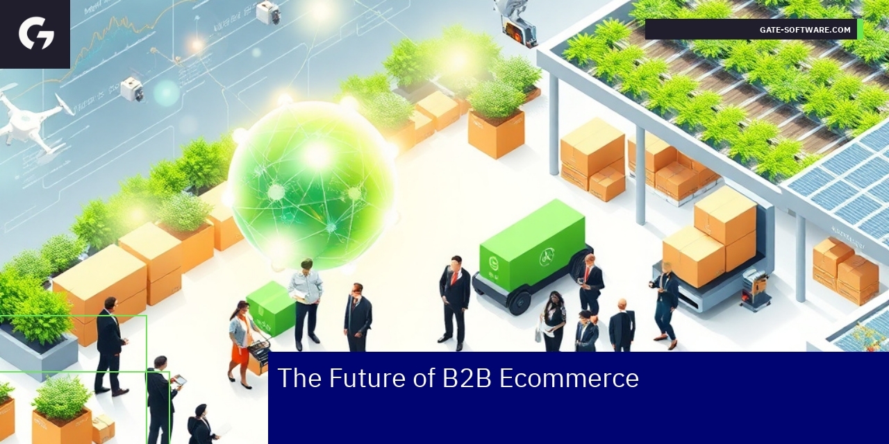 Business people analyzing ecommerce technology graphs