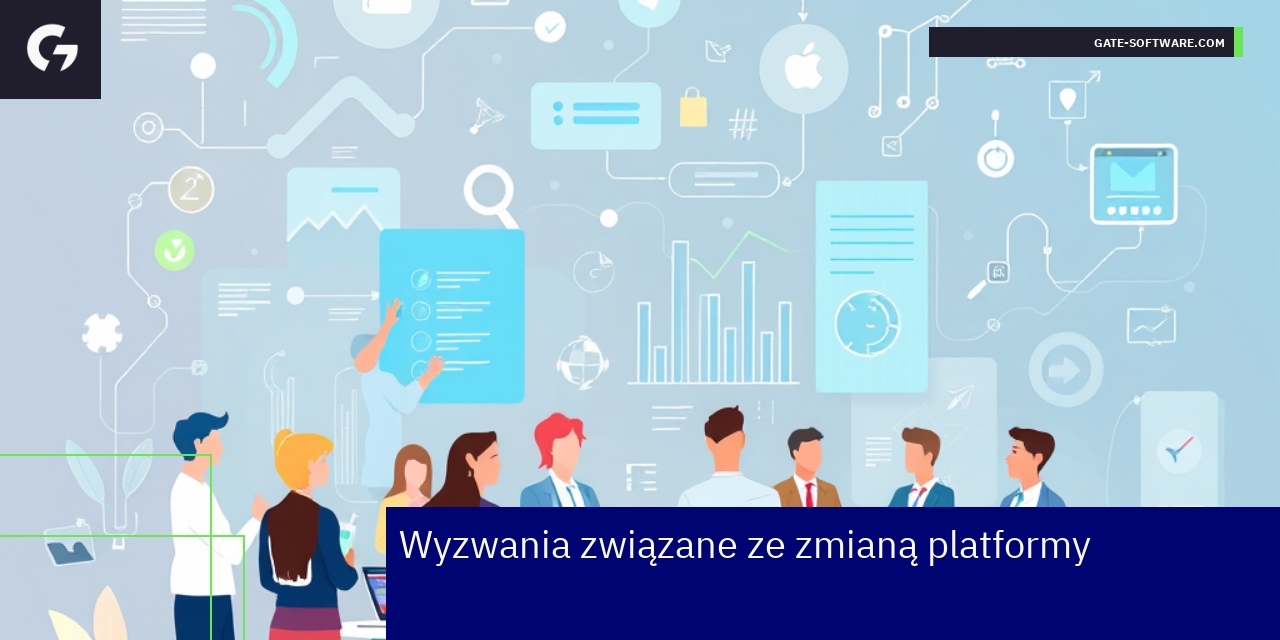 Grafika przedstawiająca wyzwania migracji